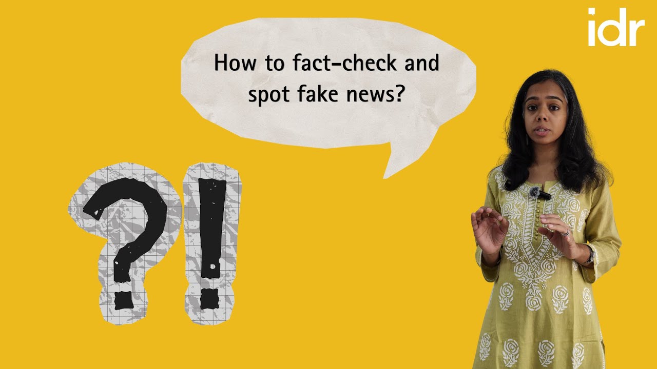 How to fact-check and spot fake news? - YouTube