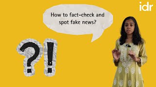 How to fact-check and spot fake news?
