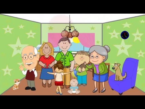 viscavlot otaxshi nivtebi da ojaxis cevrebi, ვისწავლოთ ოთახში ნივთები და ოჯახის წევრები