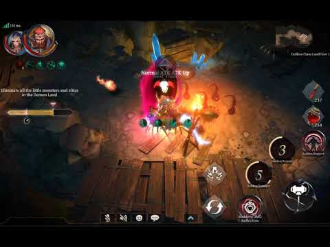 Raziel Dungen Arena - Deamonland 3-18 Gameplay - Bison -  Guardian Build by Tanker