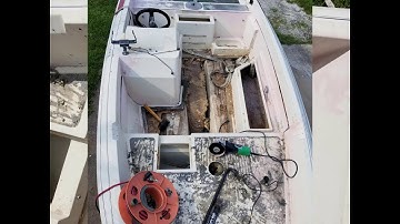 Converting a bass boat to a center console - Part 1