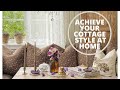 How to create Vintage Cottage spaces in Pastel Colors