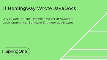If Hemingway Wrote JavaDocs