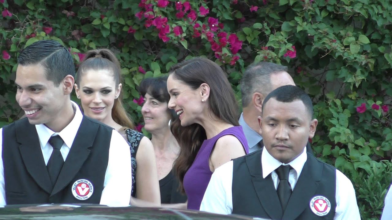Sarah Wayne Callies arriving to private party at Spagos Restaurant in Beverly Hils