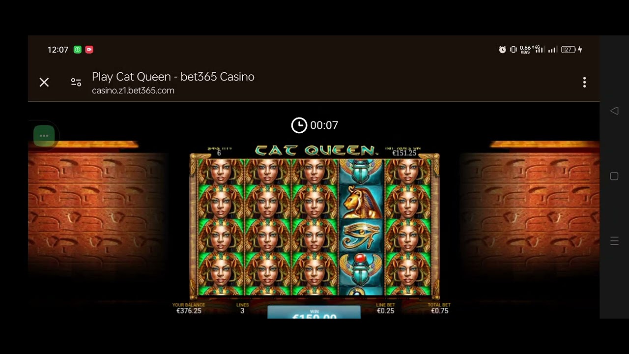 BET 365 | CAT QUEEN SLOT | £400 WIN | PNG ONLINE POKIES