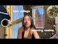my 6am college morning routine 🌿✨ (on a good day)