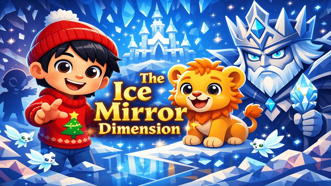 A Christmas World Turned Upside Down! Max & Roary’s Ice Mirror Quest🎅🎁