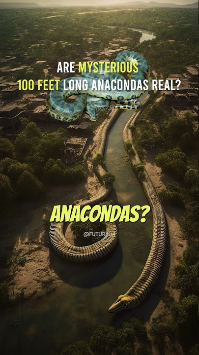 Giant 100-Foot Long Anaconda🤯🐍 Are They Real? #jre #joerogan #anaconda