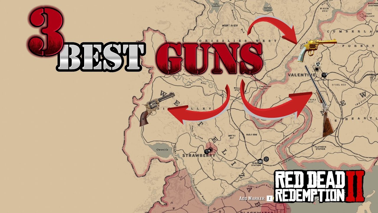 Best guns you need early RDR2 YouTube