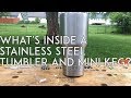 Stainless Steel Tumblers and Mini Keg Versus Angle Grinder