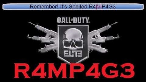 Modern Warfare 3 - PS3 Clan - [RECRUITING] MW3 ELITE Clan Name: [R4|\/|P4G3]