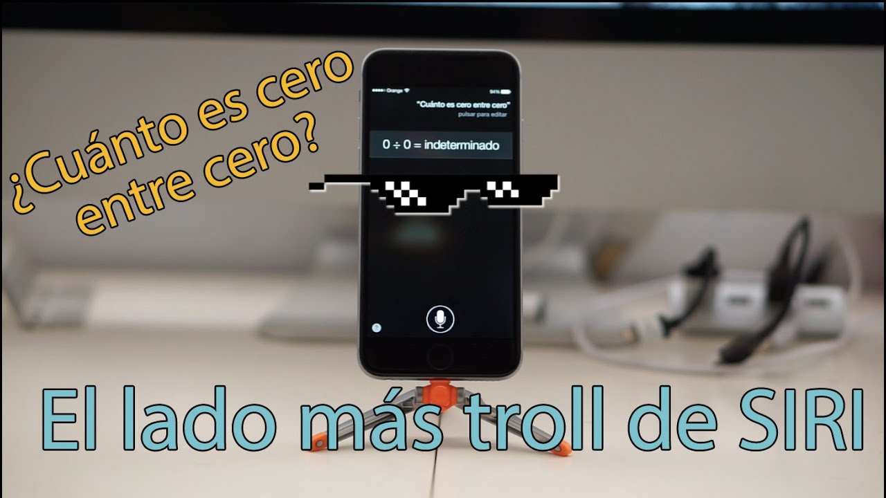 SIRI, ¿cuánto es cero entre cero? | La SIRI más troll - YouTube