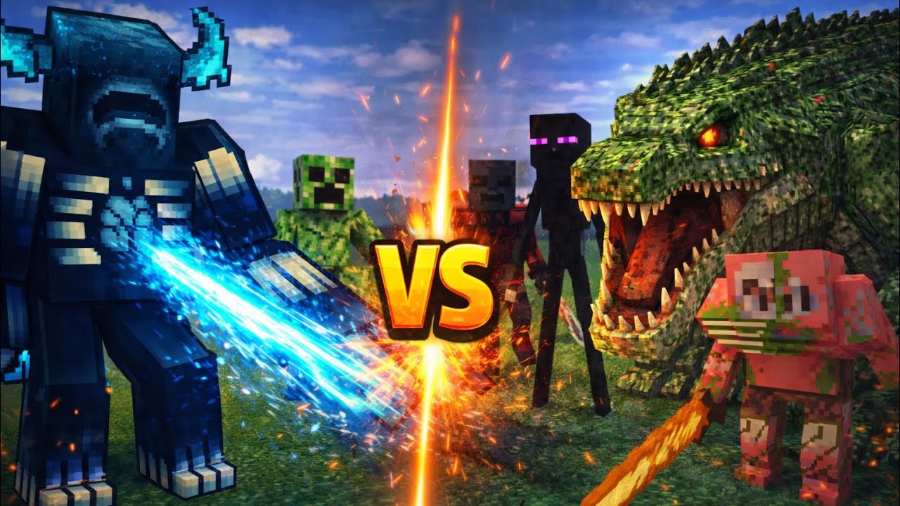 WARDEN VS MUTANT CREATURES (Minecraft’s Most Brutal Battle)