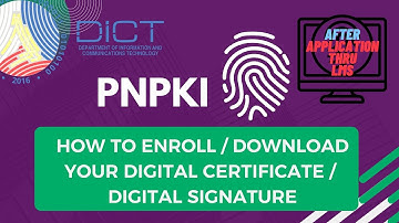 How to Enroll in PNPKI (on DICT website) l Pagkatapos ng LMS, here