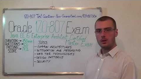 1Z0-807 – Java Exam Architect Certified Test Master Questions