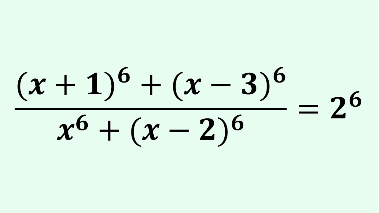 A Nice Rational Equation | Algebra Challenge | Math Olympiad Preparation