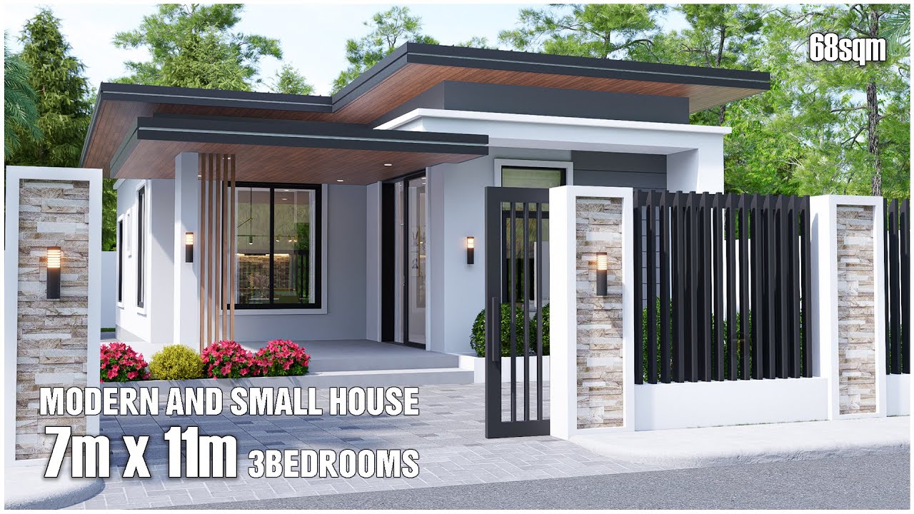 Modern and Small House Design | 3Bedrooms House (Simple Life with Dream House)