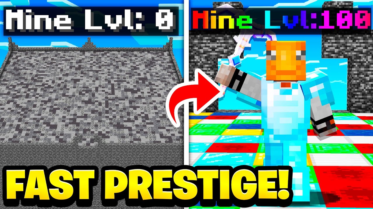 HOW TO PRESTIGE FAST on NEW Minecraft Prison Server | Minecraft Prison ...