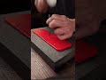 Where green meets red: handcrafted leather forms in motion #leathercraft #artisanwork  #torross