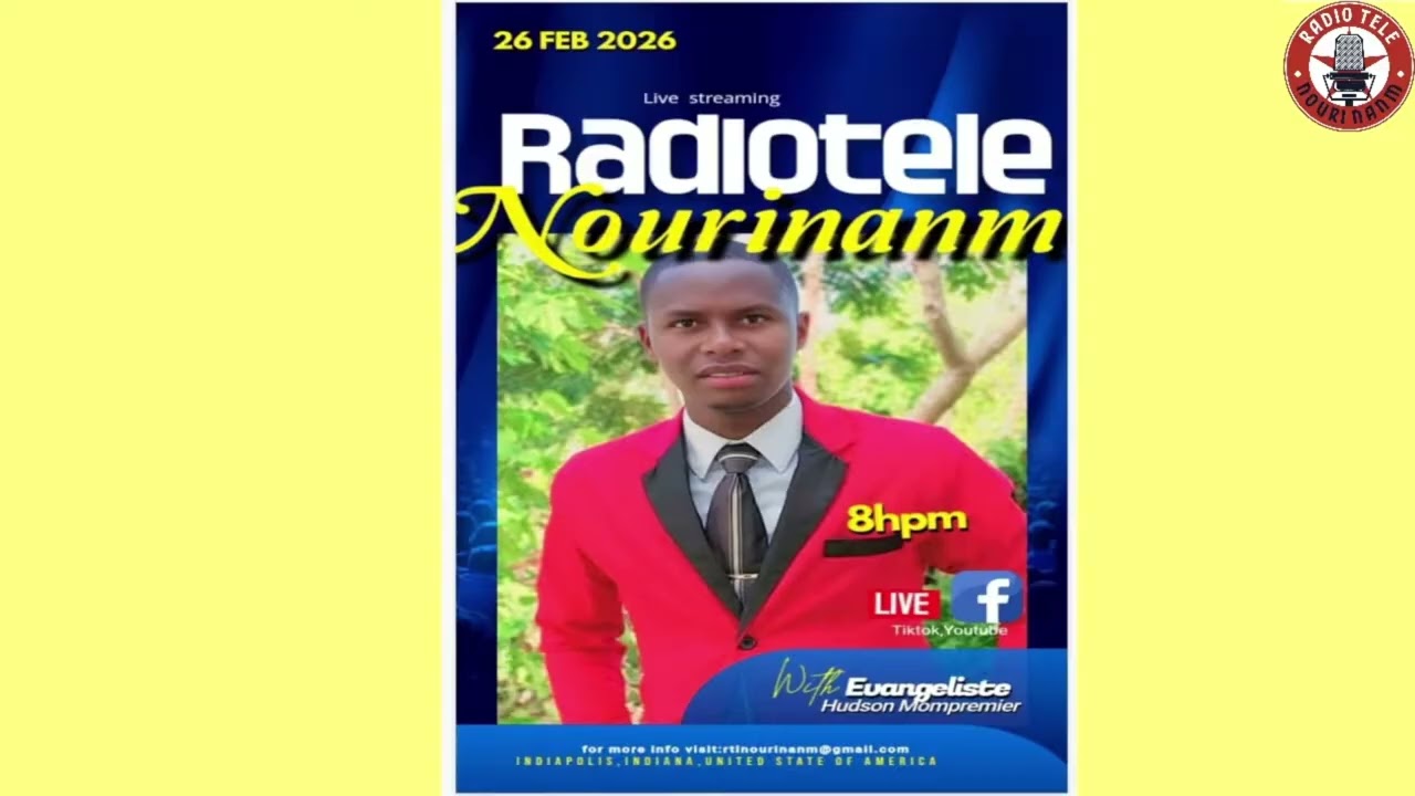 Evangeliste: Hudson Mompremier : 1 Samuel :1 vinn tande bel pawol sa a avek li