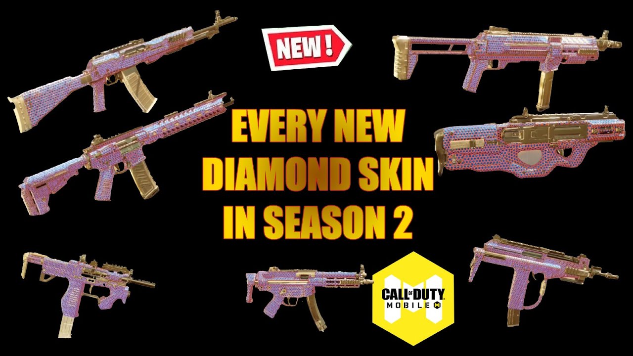 *NEW* SEASON 2 EVERY REDESIGNED DIAMOND SKIN CAMO in Call of Duty ...