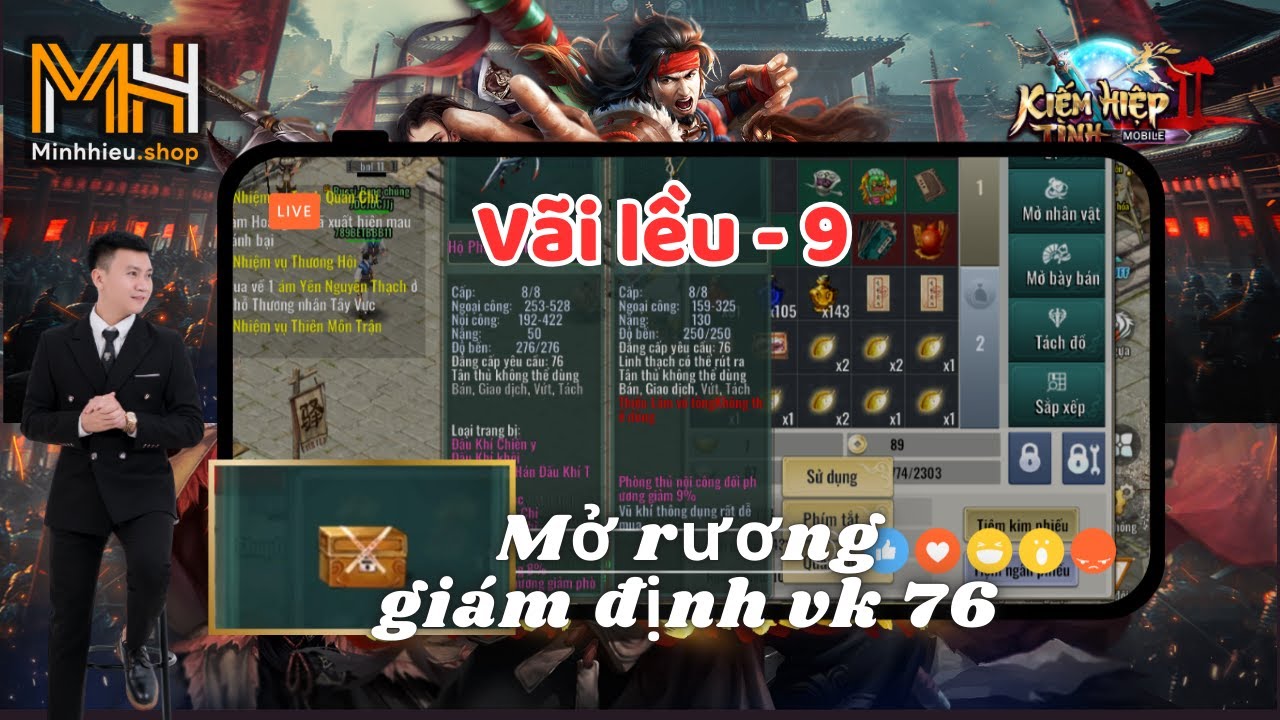 KHT2: Mở Rương Vũ Khí Bạc - Giám Định ra -9 - Quá Đáng Tiếc