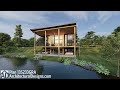 Virtual walkthrough tour modern lake house plan 135233gra  architectural designs