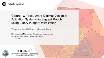 Control- & Task-Aware Optimal Design of Actuation System for Legged Robots