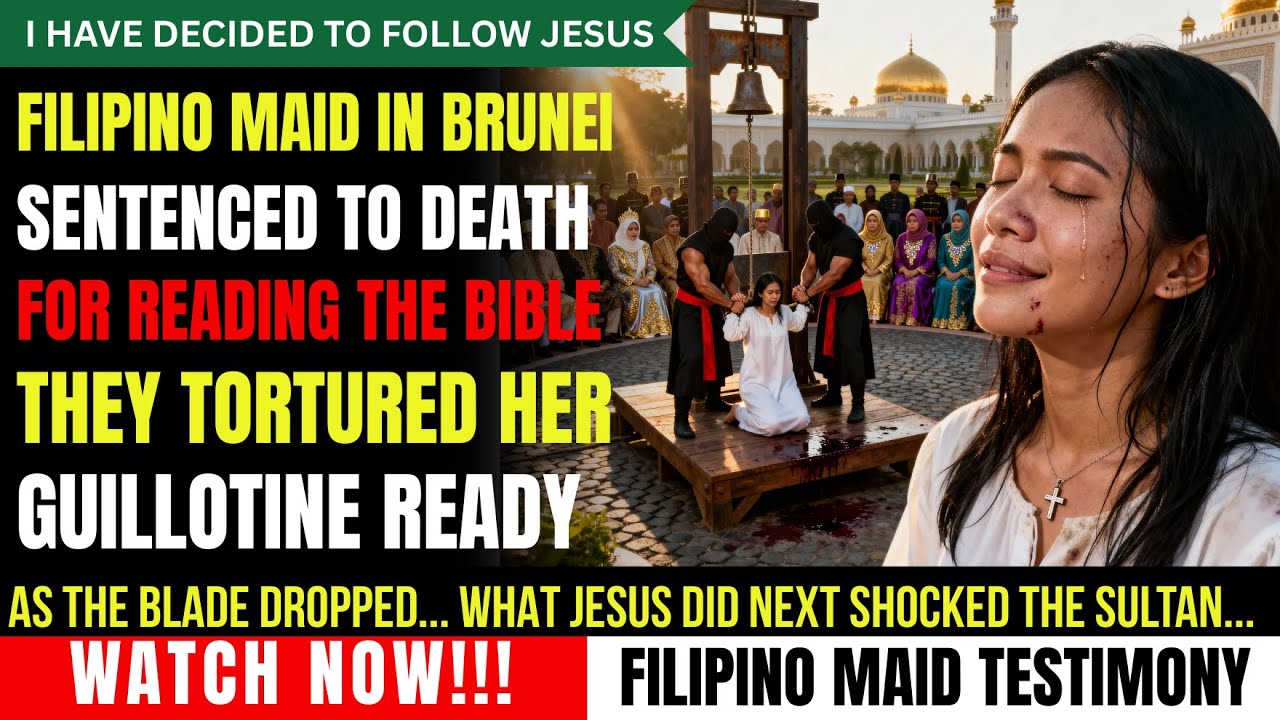 Filipino Brunei Royal Family Maid Faces Execution for Reading The Bible, Then JESUS Did This...