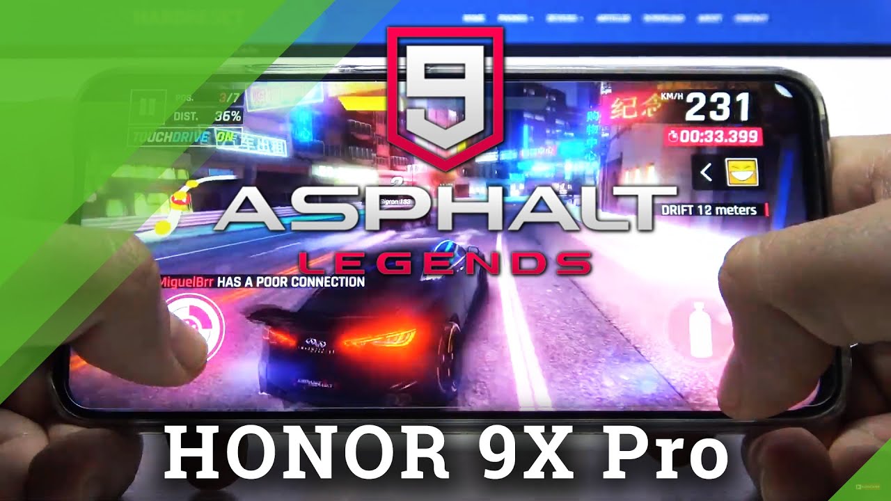 Share Asphalt 9 Experience to Win HONOR 9X PRO