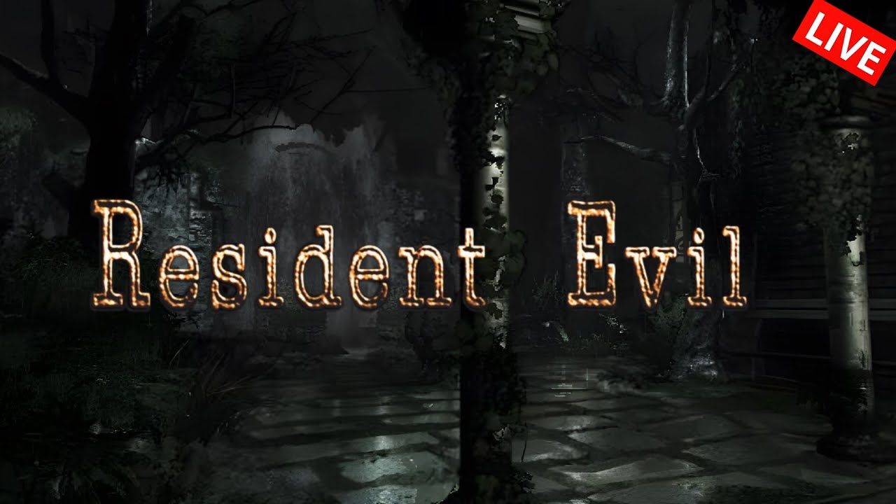 Resident Evil 1 Live(#5) — Waterfall caves | Chris redfield