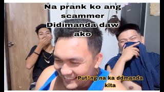 Na prank ko ang scammer galit na galit ddmanda daw ako hahaha #jhayinaction #scammer #prankcall