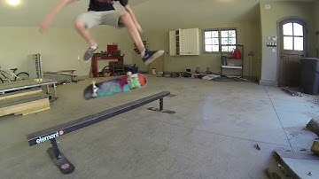 New Trick!! FS Heelflip Boardslide!