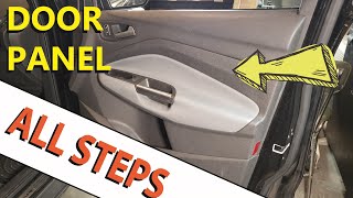 Front Interior Door Panel Removal for 2013-2016 Ford Escape HOW TO ESCAPE