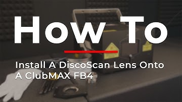 How To Install A DiscoScan™ Lens Onto A KVANT ClubMAX FB4