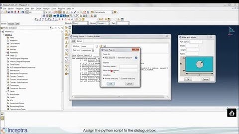 Creating an Abaqus GUI Plugin
