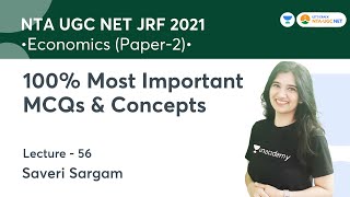 100% Most Important MCQs & Concepts | Economics | NTA UGC NET-JRF 2021 | Saveri Sargam screenshot 4