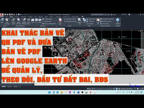 Video Khai thác bản vẽ QH PDF và đưa bản vẽ PDF lên Google... - youtube