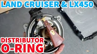 Land Cruiser Distributor O-Ring Replacement Toyota FZJ80 Lexus LX450 FJ80 - Step by Step - 1FZFE