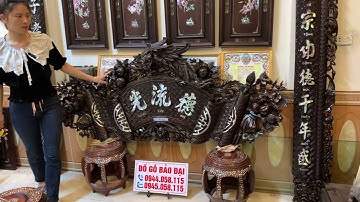 bộ quấn thư câu đối cẩn ốc,bộ trống gỗ trắc,tranh tứ quý,tượng di lạc gỗ trắc,hộp chè,tranh chữ tâm