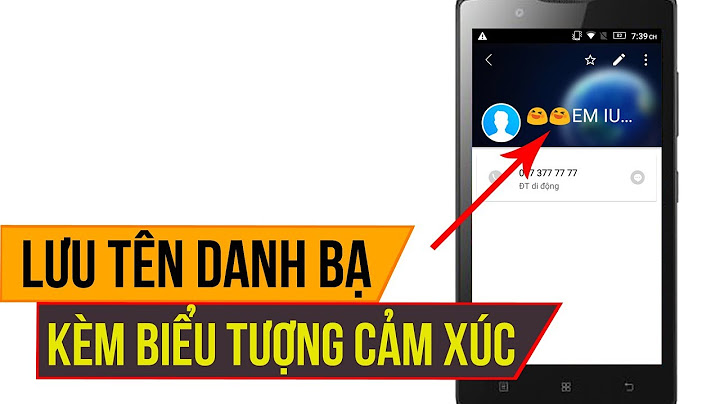 Lưu tên vào danh bạ tiếng anh là gì