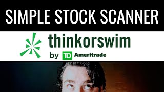 How to setup a premarket scanner on ThinkorSwim  l TOS Stock Screener