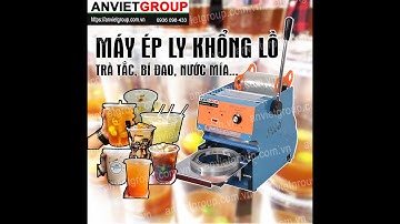 Máy dán ép đậy nắp miệng ly cốc KHỔNG LỒ 1000ml 1 Lít Eton W2 - Ly trà tắc, nước mía, rau má, bí đao