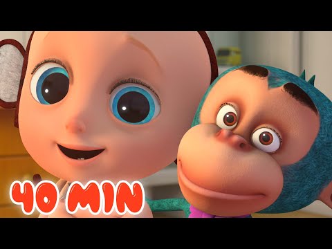 Обезьянки Five Little Monkeys Мультики для детей | Сборник