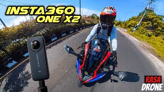 REVIEW INSTA360 ONE X2 COCOK BUAT MOTOVLOG‼️SEMUA ANGLE DAPET KAYAK DRONE🔥 #insta360 #insta360onex2