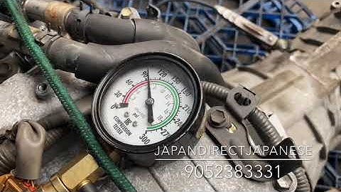 JDM TOYOTA ALTEZZA IS300 BEAMS 3SGE ENGINE 6speed Transmission COMPRESSION TEST