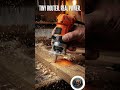 Tiny Palm Router Cuts Real Wood! Perfect Tols For woodwrking. #woodrouter #toolreview #forestrytools