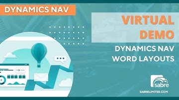 Dynamics NAV Word Layouts | Sabre Virtual Demo 7
