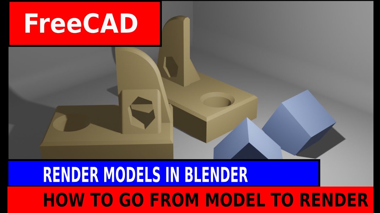 FreeCAD models Blender - The Way - YouTube