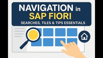 3.3 SAP Fiori – Basics of Navigation & Managing Saved Searches